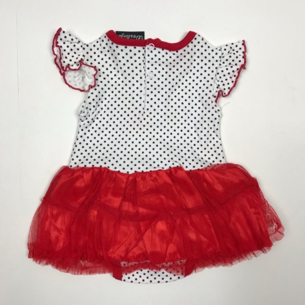 DDG Darlings PolkaDot Floral Tulle One Piece Dress - Picture 4 of 6